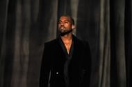 Kanye West at the 57th Annual GRAMMY Awards (Image via Getty)